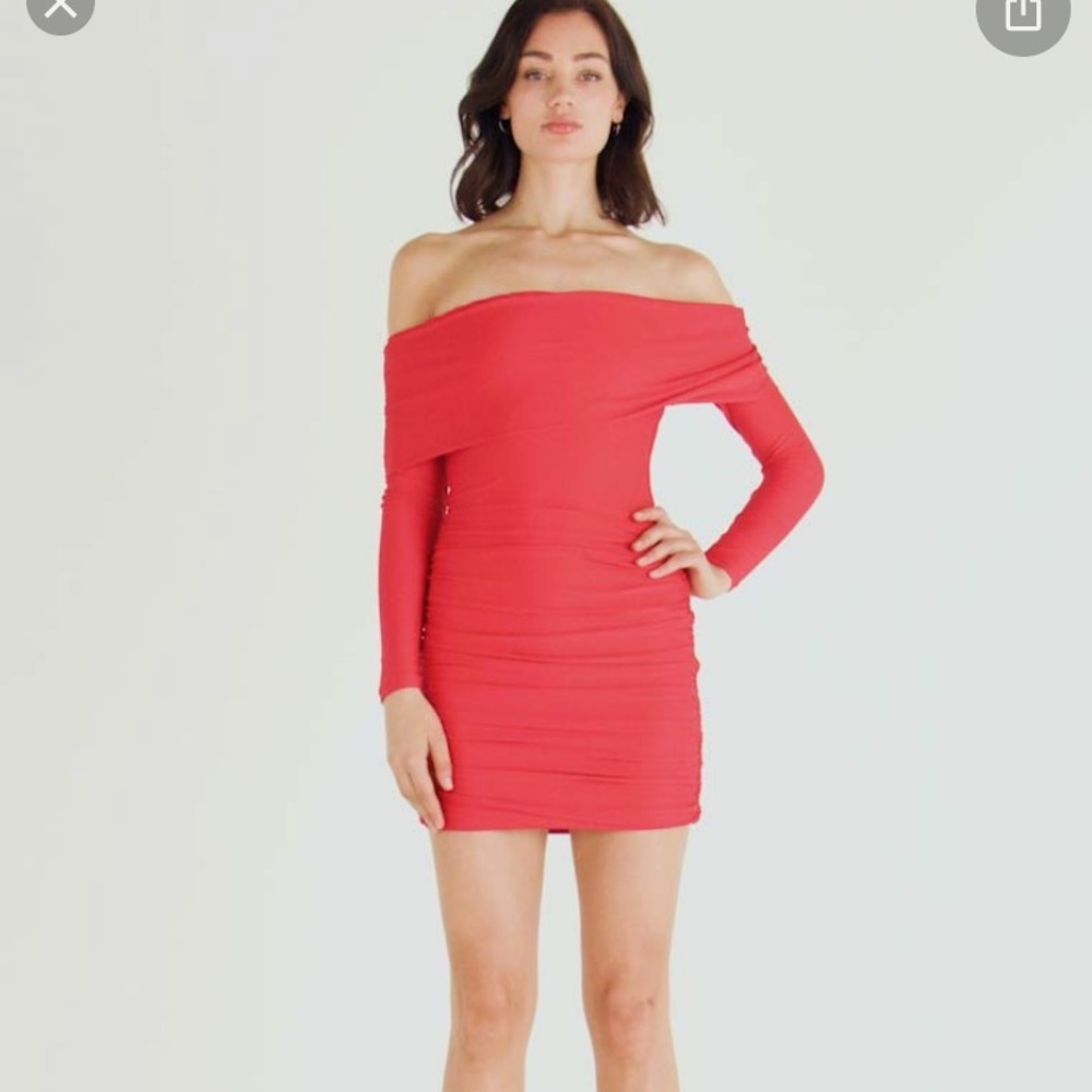 Tigermist Move Over Off the Shoulder Bodycon Dress